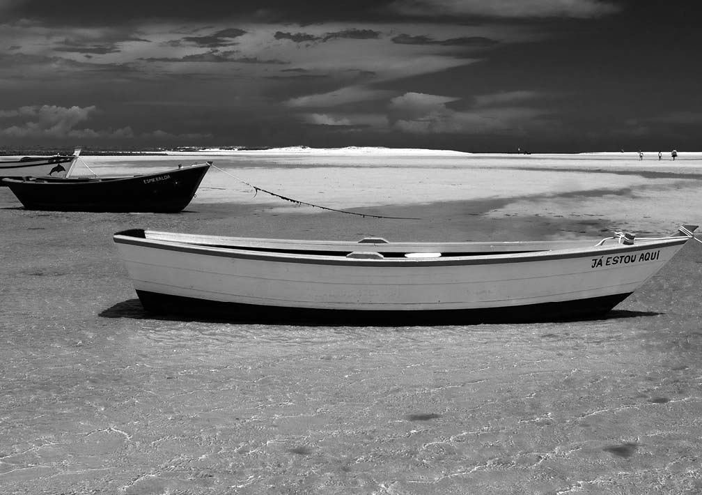 Boote am Strand